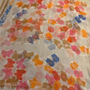 ‼️SOLD Chanel Multicolor Butterfly Scarf
